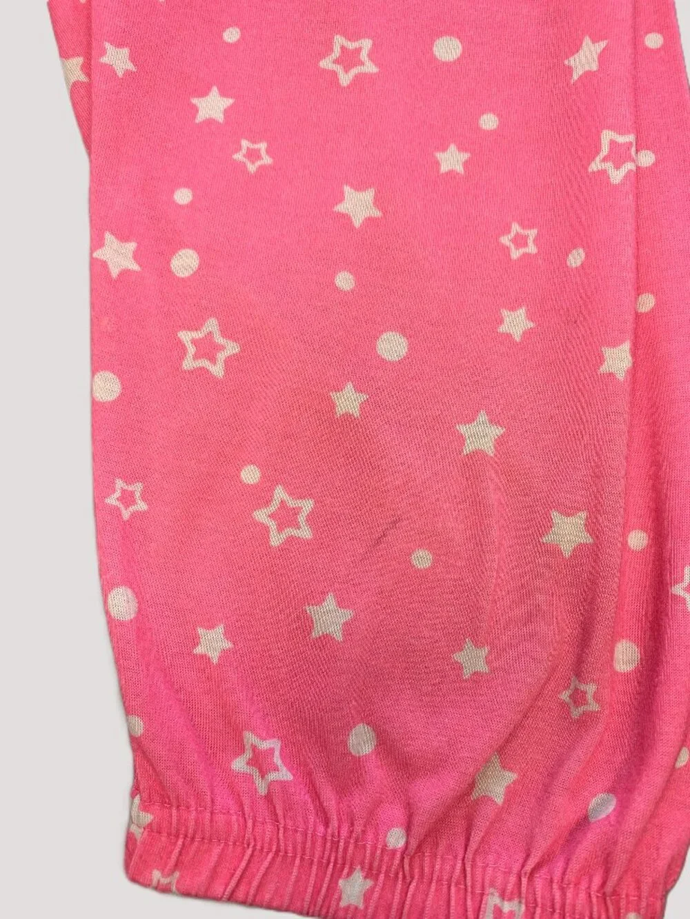 4 Piece Girls Pajama Set Short Sleeves/Pants Justice/SO Size 10/12 Pink Blue